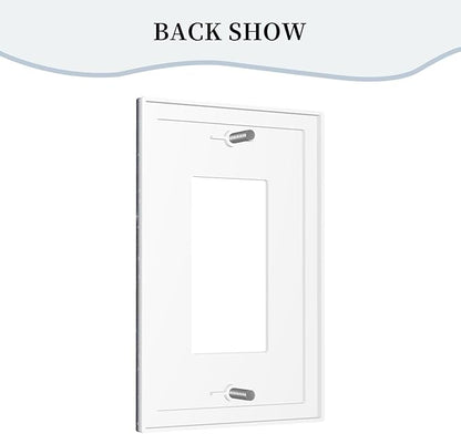 Decorative Light Switch Cover Night Sky Star Cosmic Starry Fantasy Galaxy Universe Space Single Rocker Personalized Wall Plate Switchplate 1 Gang Outlet Covers Decora Light Switch Plate