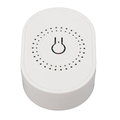 Compact Smart WiFi Switch Timer Voice Control Home Automation Module for Smart Life App for Peace of Mind White 100-240V (W1)