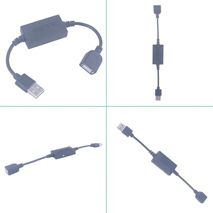 DC 3.6V-24V 5V USB Wireless Remote Control Switch 433MHz 2 Transmitter 1 Receiver 12V Remote Switch ON Off for LED Light, Strip Fan Camera DIY Toys (USB 3.6V-24V/ 2* Controller)