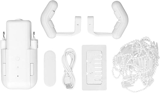 Garosa Smart Curtain Motor, WiFi Electric Automatic Window Curtain Opener with Quiet Mode Below 25dB for Roman Rod T U Shape Tracks