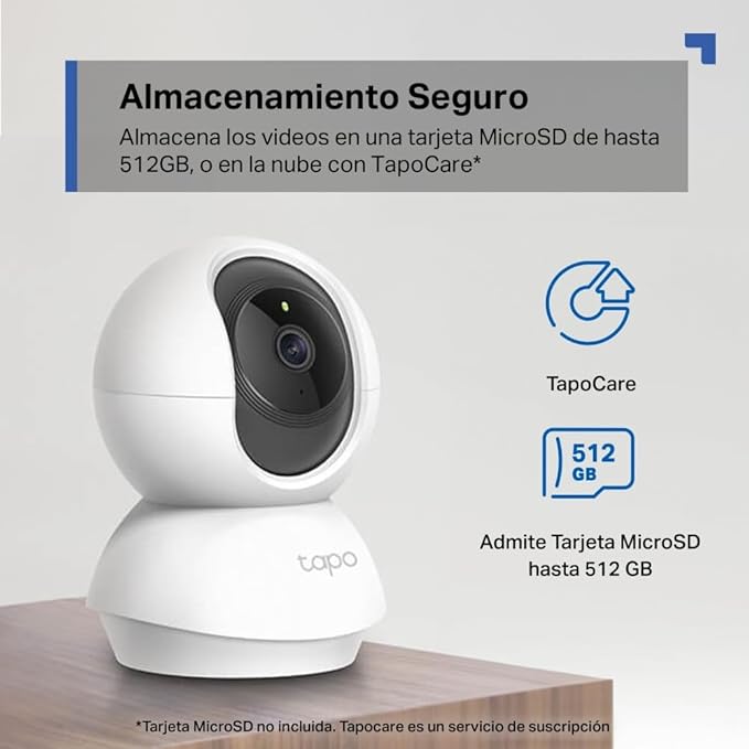 Tapo 2K Pan/Tilt Security Camera for Baby Monitor, Dog Camera w/Motion Detection, 2-Way Audio Siren, Night Vision, Cloud&SD Card Storage, Works w/Alexa & Google Assistant, 2-Pack (Tapo C210P2)