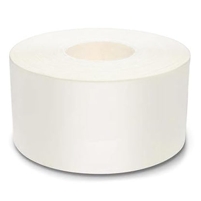 Mighty Line UltraLine Solid Floor Marking Tape for Safety, Caution, Warning, Heavy-Duty, Peel and Stick Adhesive, Beveled Edge Design, Industrial Quality, 4 Inch, 100' Roll, White