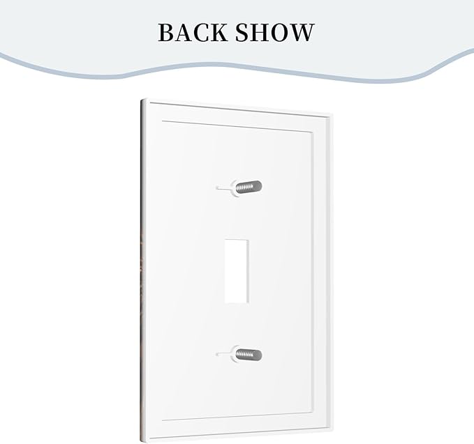 Decorative Light Switch Cover Plate Retro Coffee Maker Beans Cup 1 Gang Wall Plate Oversized Single Toggle Wall Cover Plate Jumbo Electrical Switchplate Faceplate
