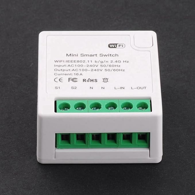 TUYA MiNi 16A Smart Switch Non-Metered Version Smart Wifi Switch Voice Control Home Automation Light Relay Module