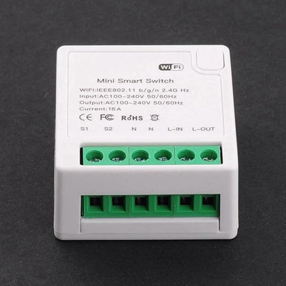 TUYA MiNi 16A Smart Switch Non-Metered Version Smart Wifi Switch Voice Control Home Automation Light Relay Module