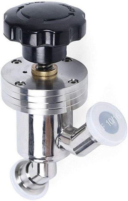 SHERICH KF16 High Vacuum Manual Isolation Valve, Flange L Type, Y Type Stainless Steel Valve (KF16 （Y type）)