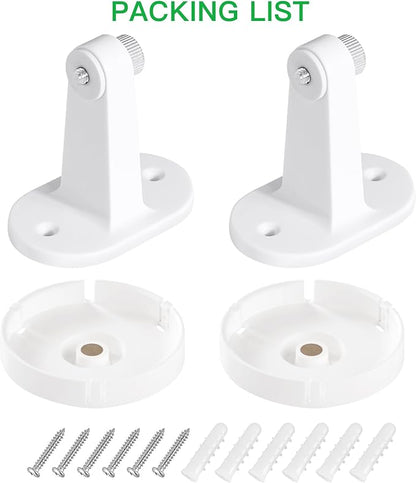 2Pack Adhesive Wall Mount Compatible with Blink Mini and Blink Mini 2, Two Easy Installation, No Drill Mounting Bracket by ALERTCAM, White