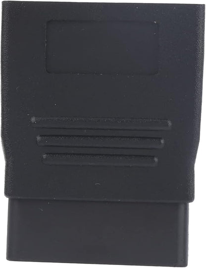 16Pin OBD2 Plug Adapter Male to Female, Universal OBD2 Connector, ABS Plastic Diagnostic Line Plug with Full Power, Car Accessory for Fault Check and Code Reader