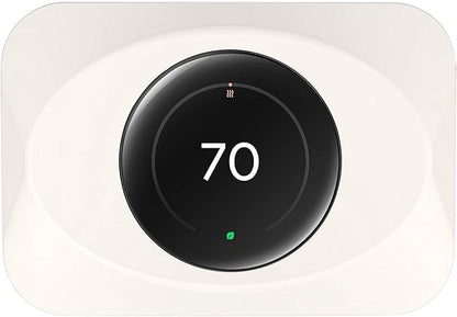 Nest Thermostat Wall Plate Cover Replacement Compatible with Google Nest Learning Thermostat (4th Gen), Practical Nest Learning Thermostat 4 Trim Kit, Snap fit Design (Biege, 1 Pack)