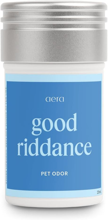 Aera Essential Oil Fragrance Diffuser + Good Riddance Scent Bundle for Large Rooms (500–1000 Sq Ft), Alexa Compatible + App Controlled Aromatherapy Waterless Diffuser – Hypoallergenic & Pet Safe
