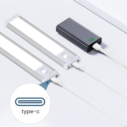 Under Cabinet Lighting USB C Charging Cable, Charger for MCGOR Motion Sensor Light Indoor, with Power Adapter