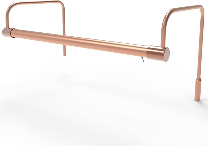 Cocoweb 16 Inch Tru-Slim Copper Picture Light - LED, 2700K, Adjustable Arm, Plug-in, Toggle Switch, Sleek and Compact Design