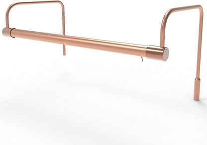 Cocoweb 16 Inch Tru-Slim Copper Picture Light - LED, 2700K, Adjustable Arm, Plug-in, Toggle Switch, Sleek and Compact Design