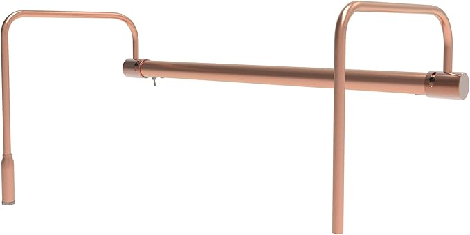 Cocoweb 16 Inch Tru-Slim Copper Picture Light - LED, 2700K, Adjustable Arm, Plug-in, Toggle Switch, Sleek and Compact Design