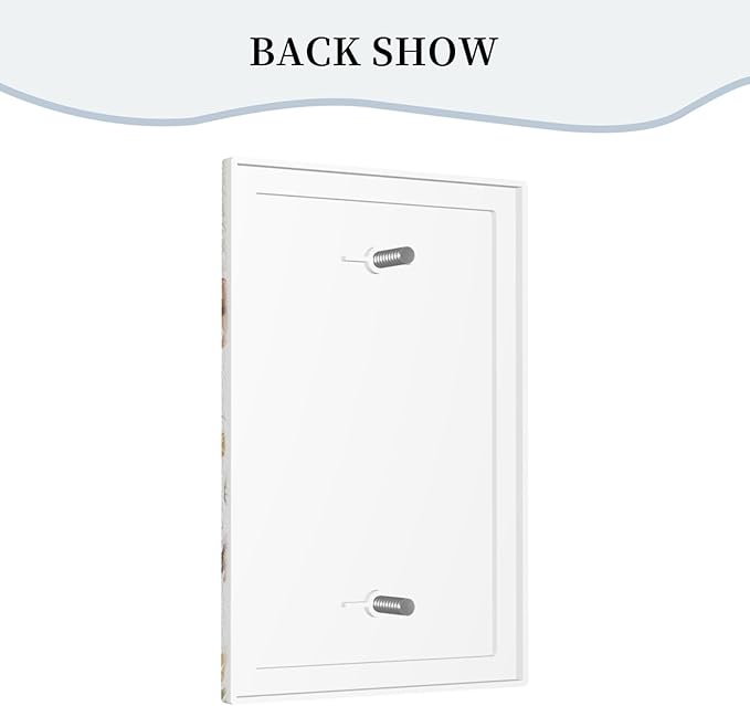 Decorative Light Switch Plate Covers Boho White Butterfly Rustic Flower 1 Gang No Device Single Blank Outlet Covers Wall Plate Light Switch Cover Plate Faceplate for Bedroom Home Decor