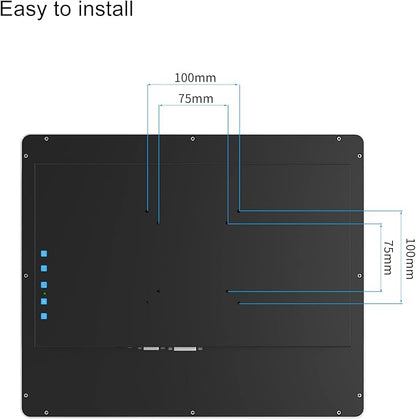 GreenTouch 17 Inch Industrial Open Frame PCAP Multi-Touch Touch Screen Monitor - 1280 * 1024 @60HZ - HDMI/VGA/DVI Input