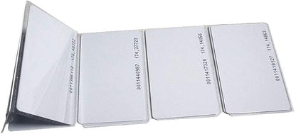 Meikuler 125Khz RFID Proximity Cards, 0.8mm ID Card for Door Entry Access Control System and Attendance, Read only (100)