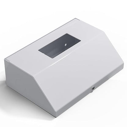 Under Cabinet GFCI Safety Outlet, 20 AMP, Self-Testing, Wall Distribution Box (White-E)