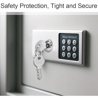 1 Set Vending Machine Cylinder Lock (1 Lock + 2 Keys), Silver Metal Tubular Lock for Gumball/Candy/Capsule Toy Machines & Storage Units
