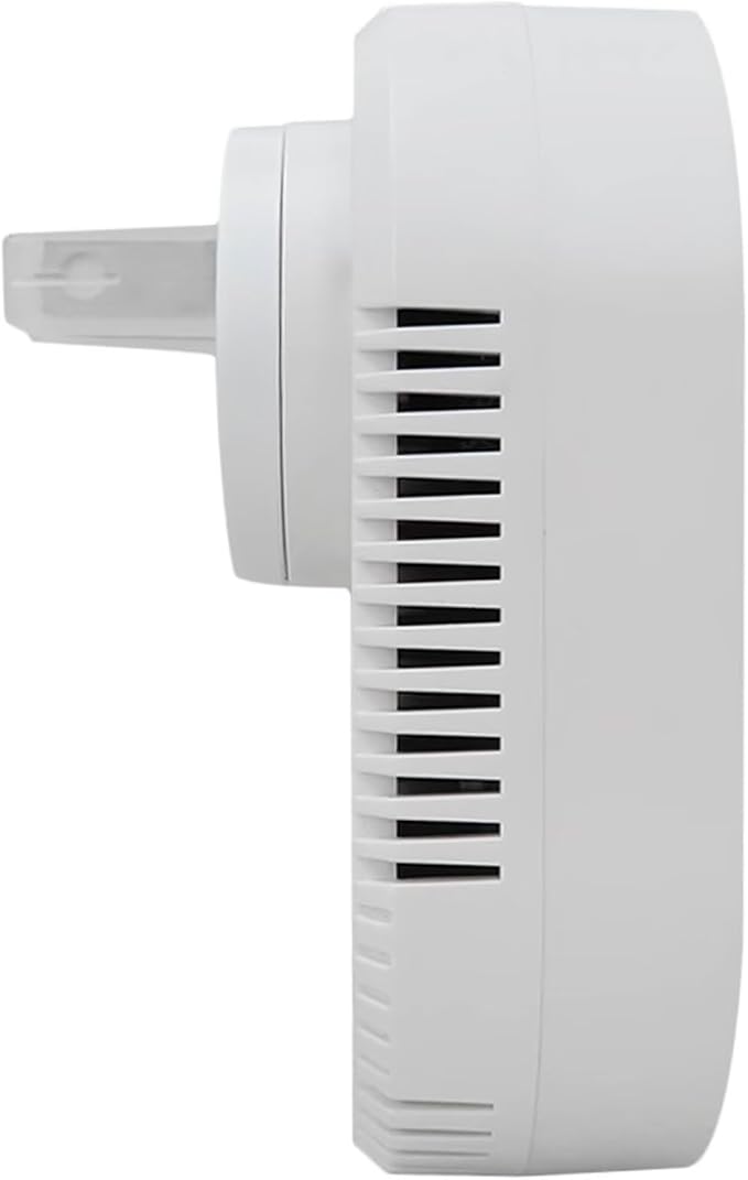Wall Plug-in Natural Gas & CO Detector, 4-in-1 Portable Combustion Gas Alarm with LCD Display for Indoor Air Quality Monitoring