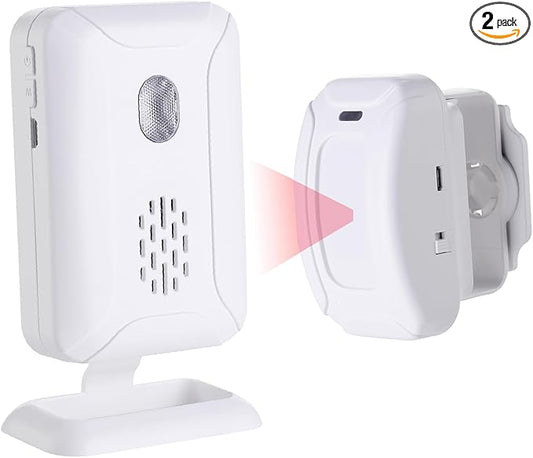 Evernary Bed Alarm and Fall Prevention for Elderly Adults, Wireless Motion Detector for Seniors Caregiver Motion Sensor Alarm Indoor for Dementia