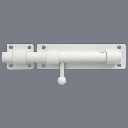 Alise 8 inch Barrel Bolt Latch,Slide Bolt Latch,Heavy Duty Solid SUS304 Stainless Steel Slide Lock for Wooden Fence,Barn Door,Interior or Outdoor Door White