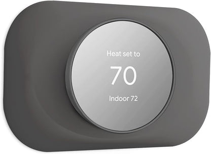 Petrichor Nest Thermostat Wall Plate - Compatible With Google Nest 2020 - Trim Kit, Cover Accessory for Easy Installation - Charcoal