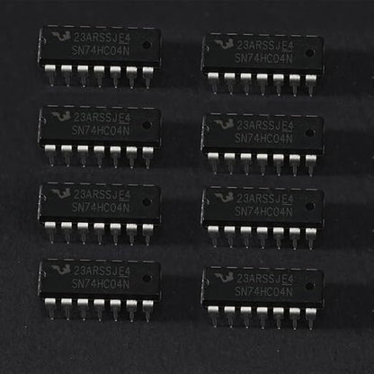 50Pcs 5 Values 74HCxx Series Logic IC Assortment Kit - IC Socket - 74HC00 74HC02 74HC04 74HC08 74HC32 Logic IC Chip IC Assortment Kit