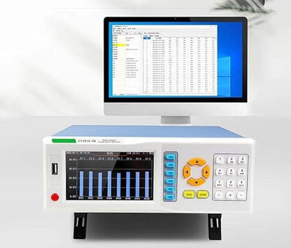 East Tester 8 Channels Temperature Recorder Temperature Data Logger 5 inches LCD Display Screen for Digital Show,ET3916-8