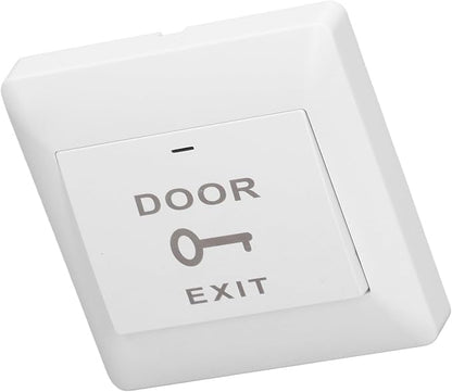 Push Button Door Release, Smart Door Switch Panel Push to Exit Button Release No or Com Switch Panel Auto Reset Wifi App Remote Voice Control