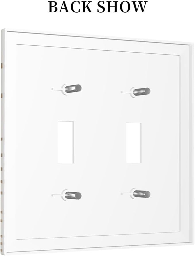 Decorative Light Switch Cover Plate Boho Mid Century Gold Sun Sunbeams 2 Gang Outlet Covers Double Toggle Wall Plates for Electrical Outlets Switch Plate Covers Faceplate for Bedroom Decor