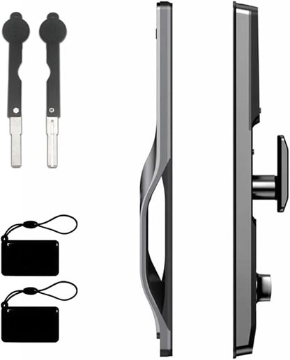 Sophies Smart Door Lock with Camera, Wi-Fi Smart Locks Fully Automatic 3D Face Recognition Smart Biometrics Fingerprint Door Lock Tuya Remote Control NFC Password with Doorbell