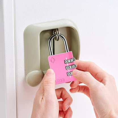 ZarkerXD35 Combination Lock, 3-Digit Padlock for School, Gym, Sports Locker Lock, Fence, Toolbox, Case, Outdoor, Hasp Storage (1-Pack, Pink)