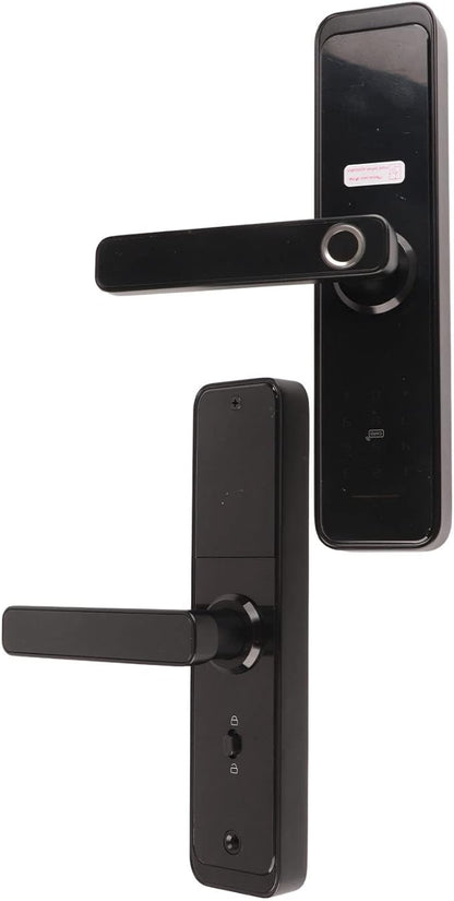 Smart Digital Door Lock, Keyless Entry Touch Keypad Deadbolt, Black, Adjustable Direction - High Security Fingerprint & Password Access, Multiple Unlock Methods, Suitable for