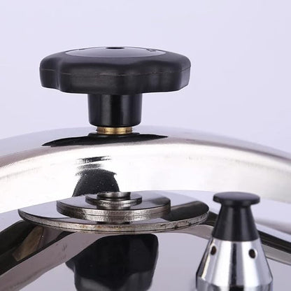 Aluminum Explosion-Proof Pressure Cooker- 7L~15L Capacity- Silver (11L)