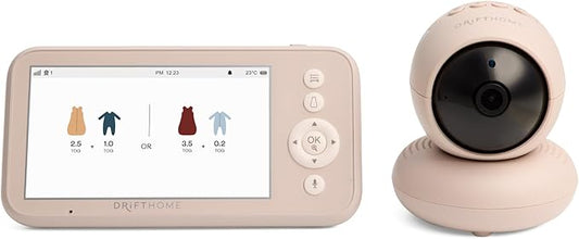 ergoPouch Drift Home Baby Monitor and Smart TOG Guide – Non-Wi-Fi Monitor with Sleep Tracking, Night Light, and Intelligent TOG Dressing Guide for Safer Sleep