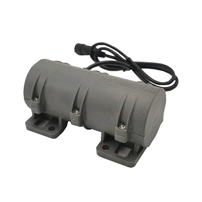 24V Vibration Motor, with 110V Adjustable Speed Power Adapter, 3800RPM, Rotary Speed for Massage Bed Vibration Alert Chair, Shaker Motor