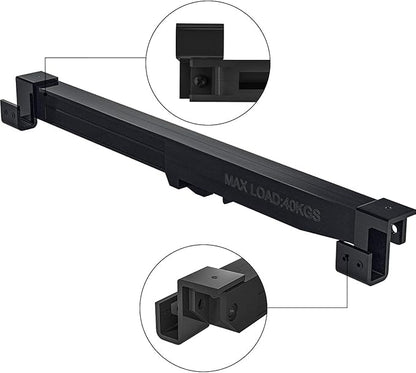 SMARTSTANDARD Barn Door Soft Close Kit, Matching A Door Weighing up to 88 Pounds, Equipped with Spring Buffer Damper, Upgrade Hole-Free Version, 2PCS