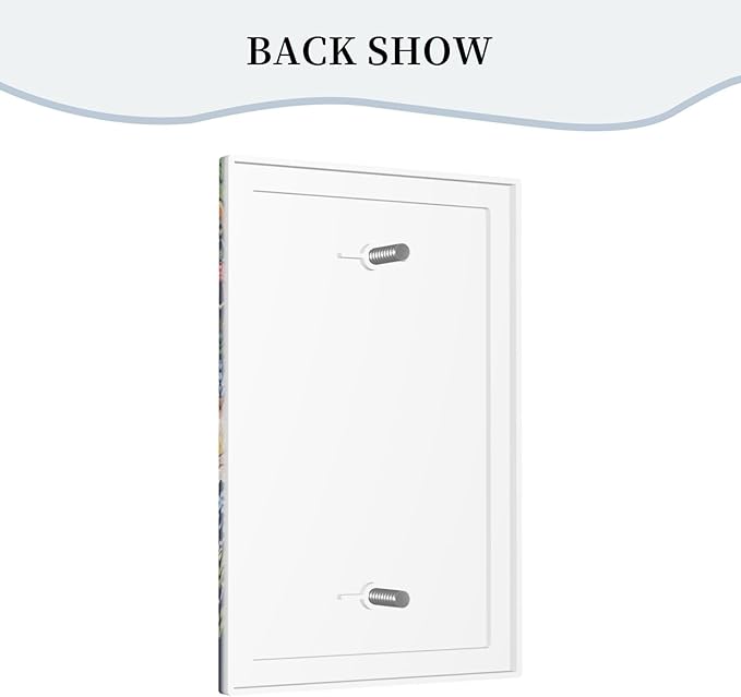 Decorative Light Switch Cover Plate Vintage Blue Morris Strawberry Thief Bird Flower 1 Gang No Device Single Blank Outlet Covers Wall Plate Cover Switchplate Electrical Faceplate