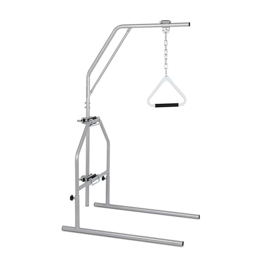 FAHKNS Heavy Duty Trapeze Bar for Bed Mobility - Adjustable Trapeze Bar，Trapeze Bars for Elderly, Post Operative & Injury Rehabilitation，Maximum Load Capacity 220 LBS