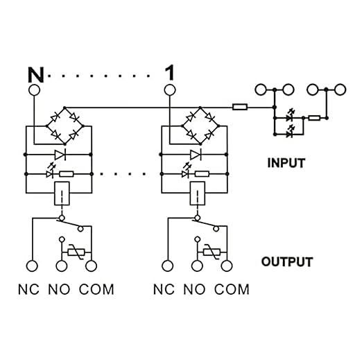 Relay Board, Relay Module 2 Channel 1 SPDT DIN Rail Mount 24V DC/AC, Interface Board(FY-T732C-D24)