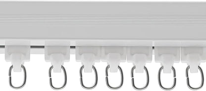 Xuthusman Smart Electric Curtains Track，Automatic Curtain Opener, Motorized Curtains Rod With Remote，Electric Curtain Rail for Home Automation Compatible