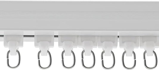 Xuthusman Smart Electric Curtains Track，Automatic Curtain Opener, Motorized Curtains Rod With Remote，Electric Curtain Rail for Home Automation Compatible