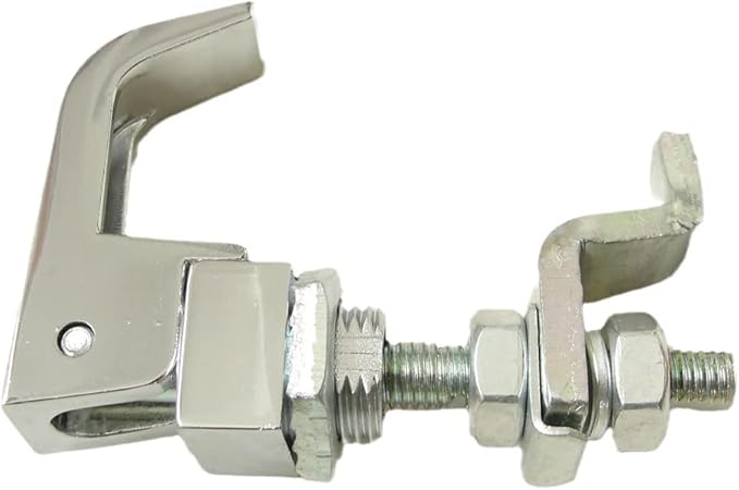 2PCS Lift and Turn Latches and Compression Latch, Adjustable Grip Handle Rotation 360 Silver