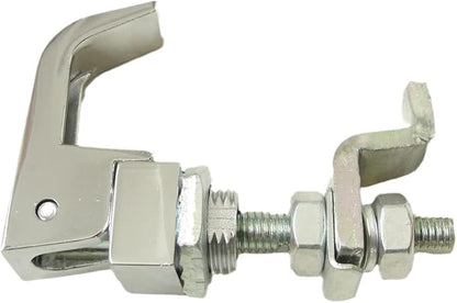 2PCS Lift and Turn Latches and Compression Latch, Adjustable Grip Handle Rotation 360 Silver