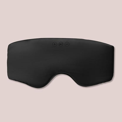 SilkSound 100% Mulberry Silk Bluetooth Sleep Mask, Skin-Friendly Sleeping Eyemask with Bluetooth Headphones, Sleep Gifts for Women, Silk Eye Mask Headband Headphones for Sleeping Side Speakers