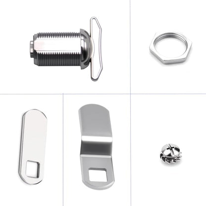 1" Thumb Operated Offset Cam Lock, RV Compartment Latch, Non-Locking Thumb Turn, for RV Compartment Camper Storage Door (6 Pack)