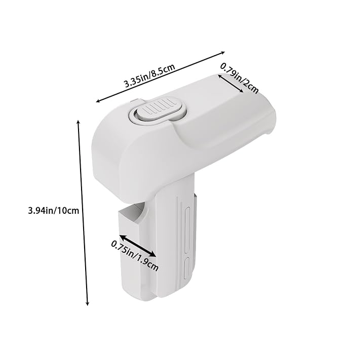 2 Pack Upgrade Child Proof Refrigerator Lock with Two Ways to Open, Home Fridge Freezer Door Lock Latch Catch to Keep Door Closed, no Tools Need or Drill (Grey)