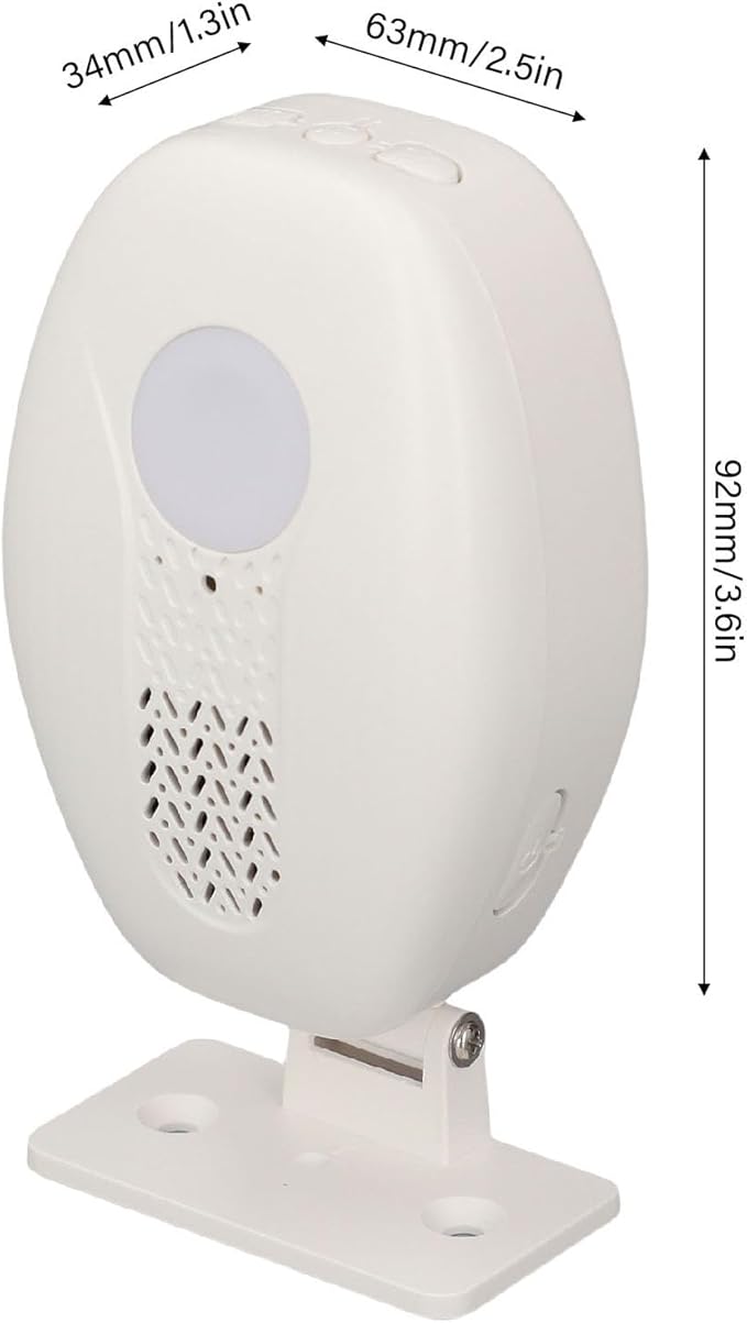 FTVOGUE Wireless Door Sensor Alarm 98.4FT Range 80dB Loud Magnetic Window Open Alert for Home