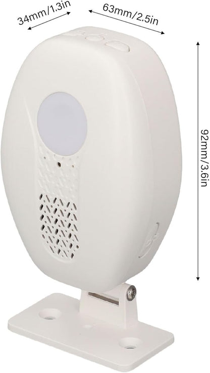 FTVOGUE Wireless Door Sensor Alarm 98.4FT Range 80dB Loud Magnetic Window Open Alert for Home